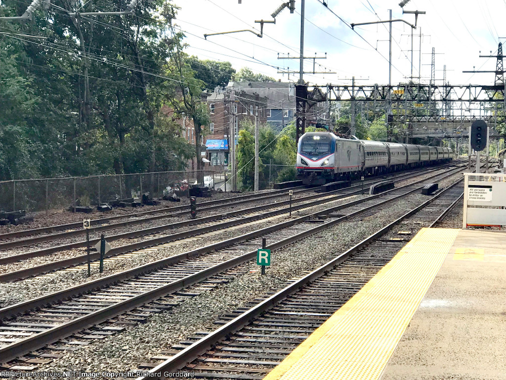 Boston bound Amtrak Regional